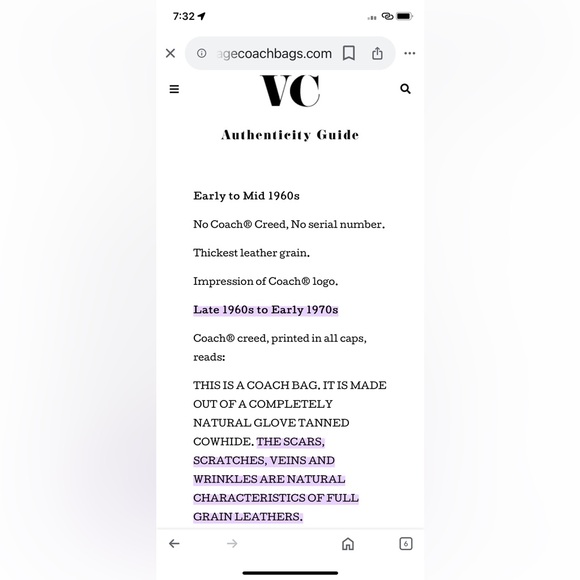 Coach Vintage Ergo Flap Leather Shoulder Bag - Picture 14 of 16